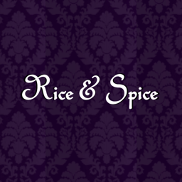 Rice And Spice logo.